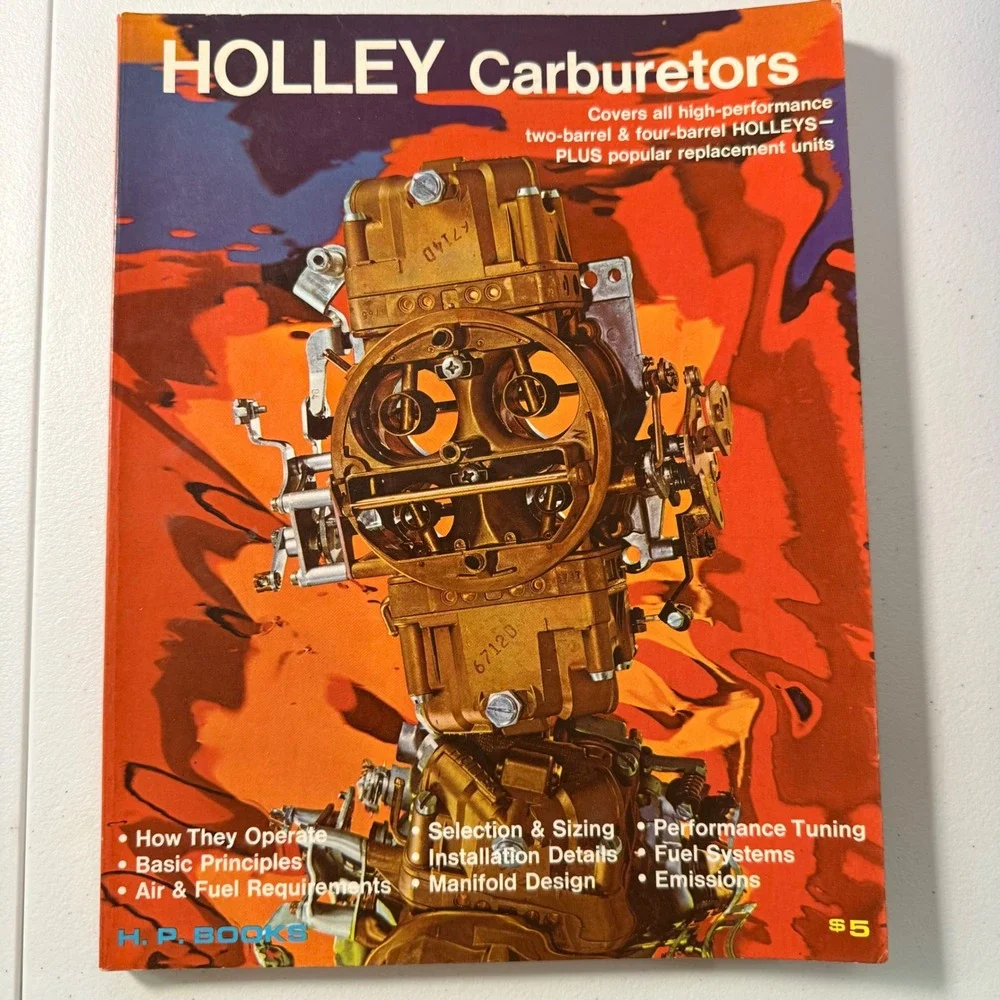 Holley Carburetors Book High Performance‎ 2&4 Barrel Tuning Manual 1972 Vintage